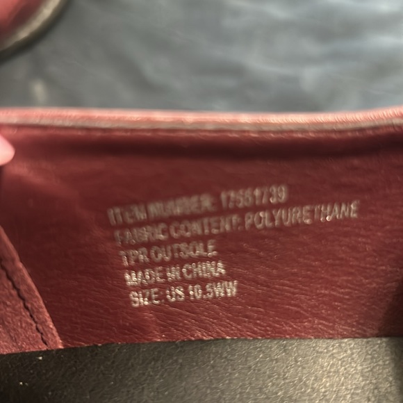 Burgundy Loafers 10.5W - Picture 4 of 4